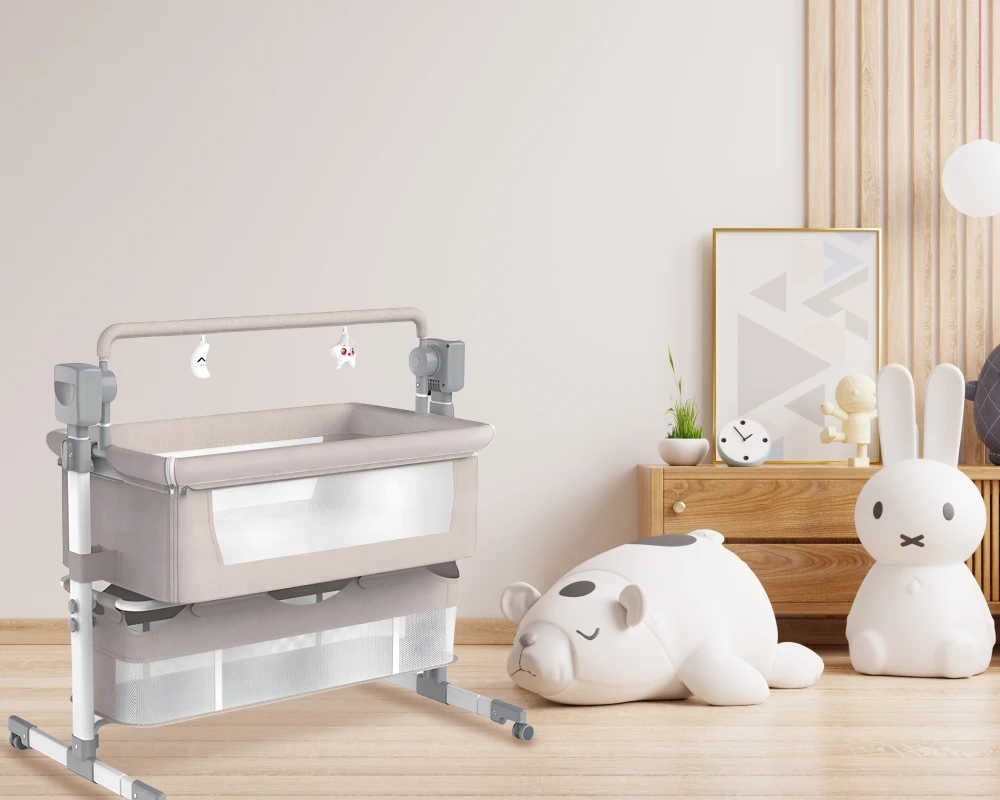 modern design rocking bassinet